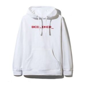 Anti Social Social Club (ASSC) Declined white pullover unisex hoodie